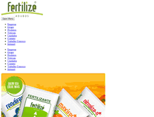 Tablet Screenshot of fertilize.com.br
